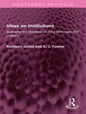 cover image of Ideas on Institutions